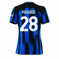 Stroje piłkarskie Inter Milan Benjamin Pavard #28 Koszulka Podstawowej dla damskie 2023-24 Krótki Rękaw